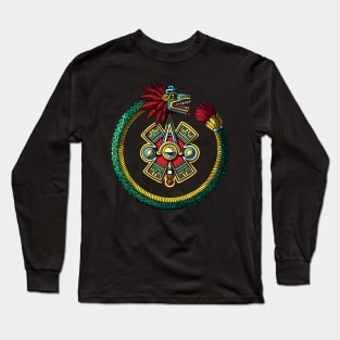 Aztec Serpent Ouroboros Long Sleeve T-Shirt